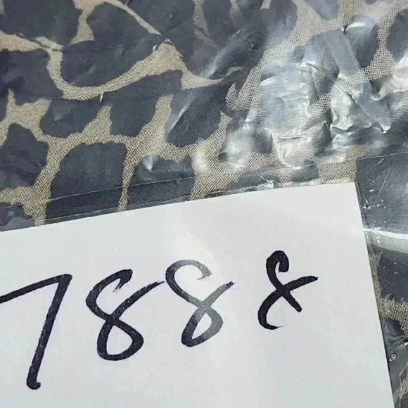 MICHAEL Michael Kors Leopard Keyhole Tied Neck Fit & Flare Mini Chiffon Dress L - Picture 9 of 9